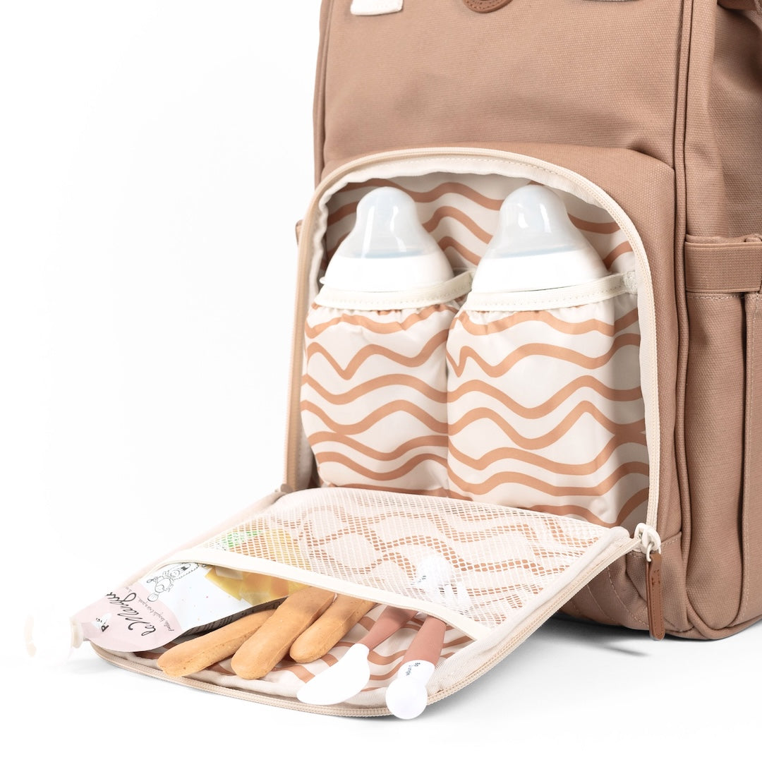 Richie Diaper Backpack - Cinnamon