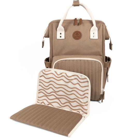 Richie Diaper Backpack - Hazelnut