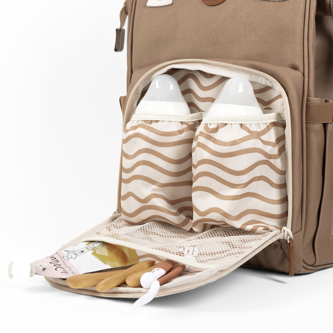Richie Diaper Backpack - Hazelnut