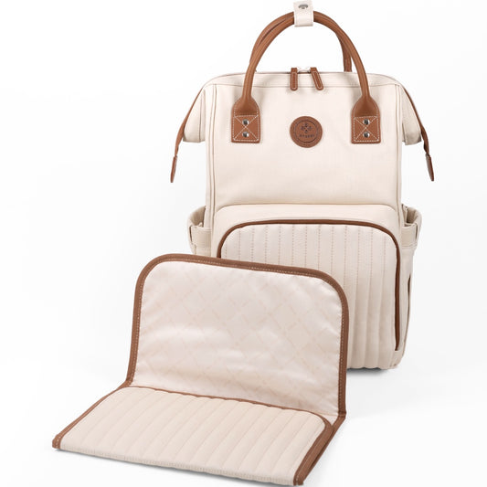 Richie Diaper Backpack - Nougat