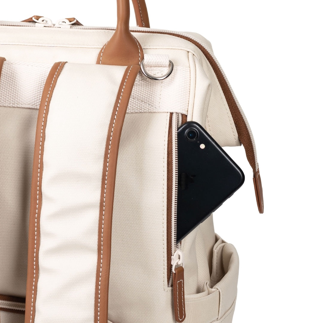 Richie Diaper Backpack - Nougat