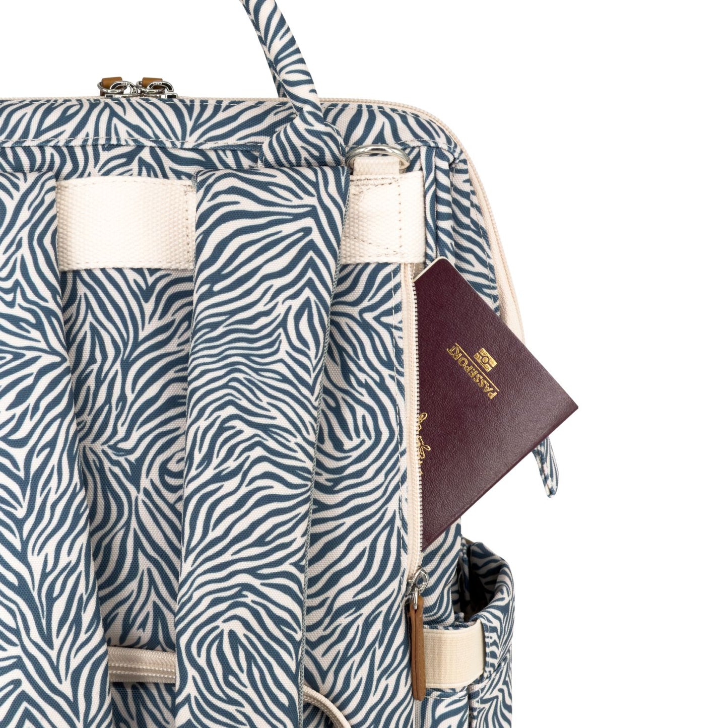 Richie Diaper Backpack - Zebra