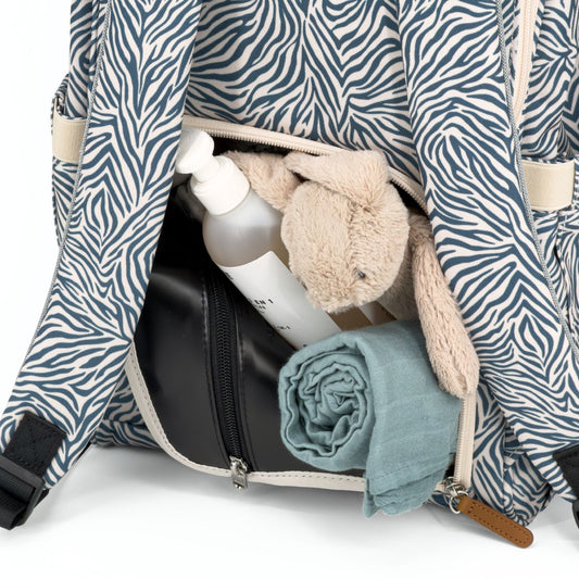 Richie Diaper Backpack - Zebra