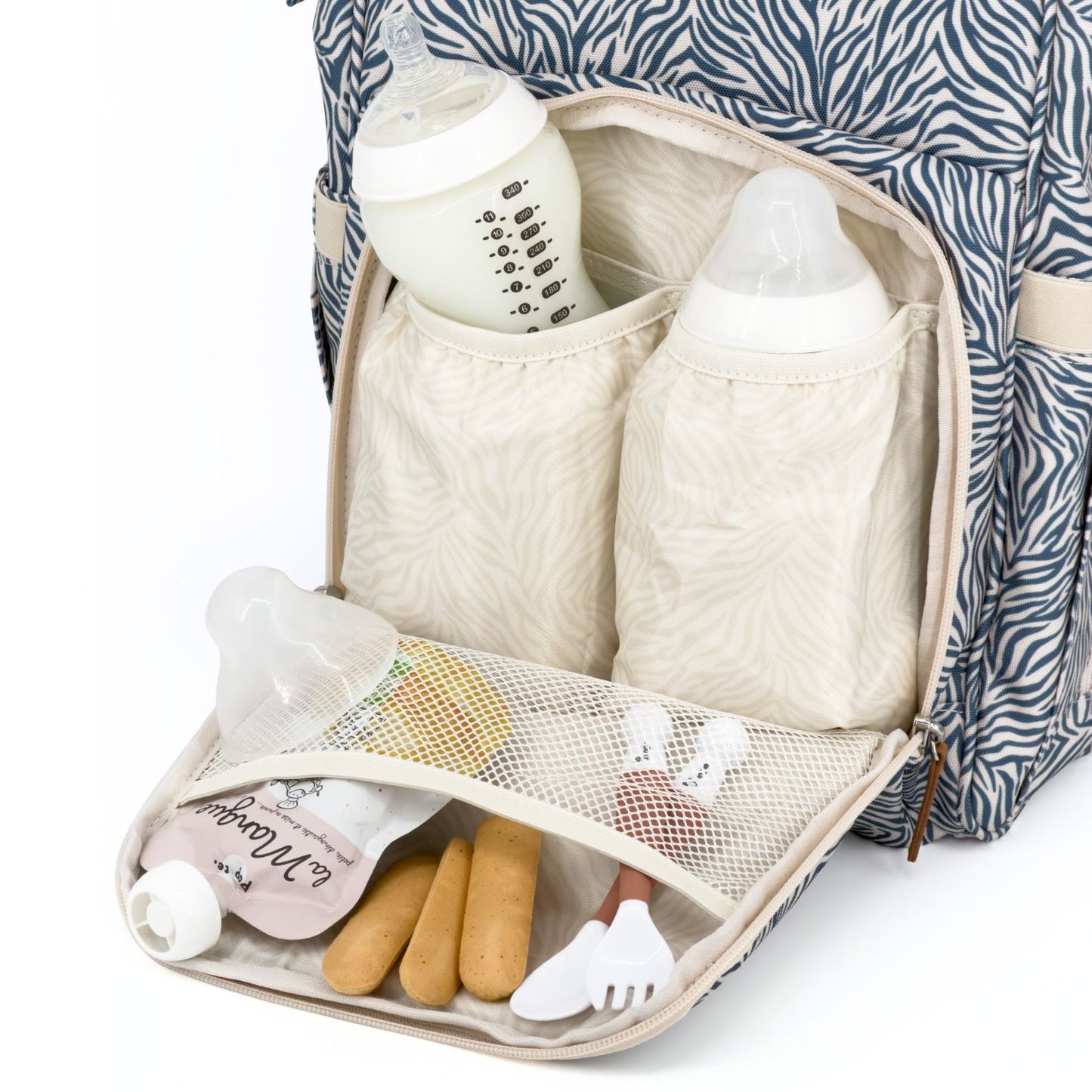 Richie Diaper Backpack - Zebra