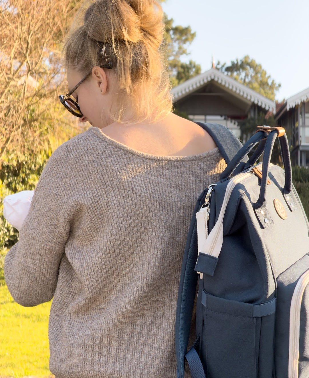 Richie Diaper Backpack - Lagoon