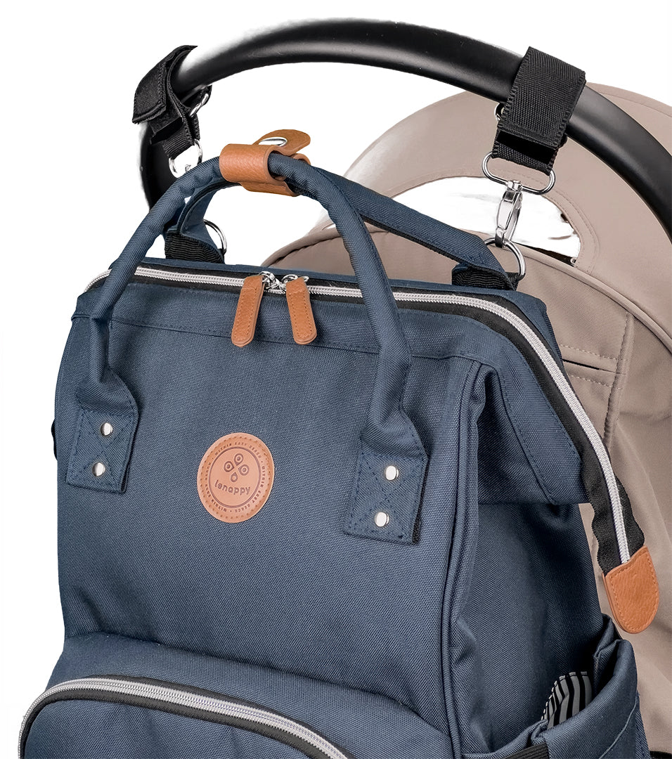 Diaper Bag Backpack Richie Midnight Blue Lenappy