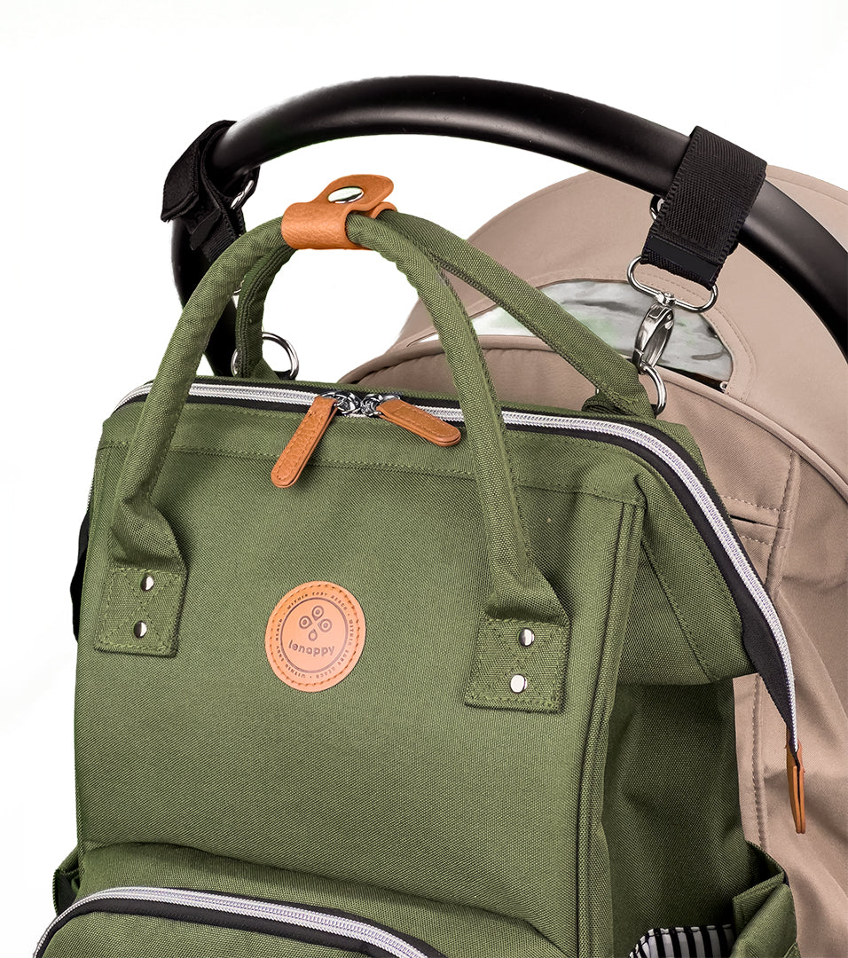 Diaper Bag Backpack Richie Olive Lenappy