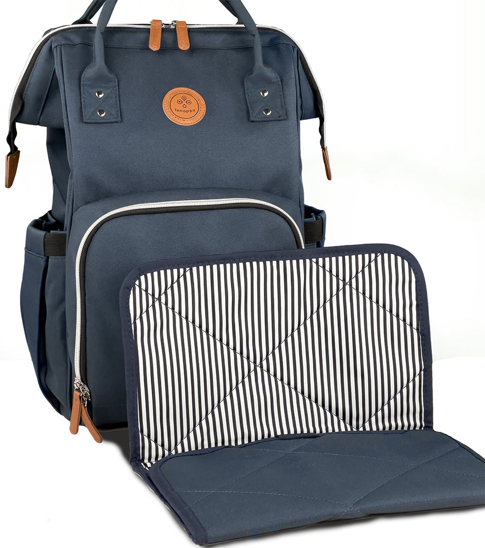 Diaper Bag Backpack Richie Midnight Blue Lenappy